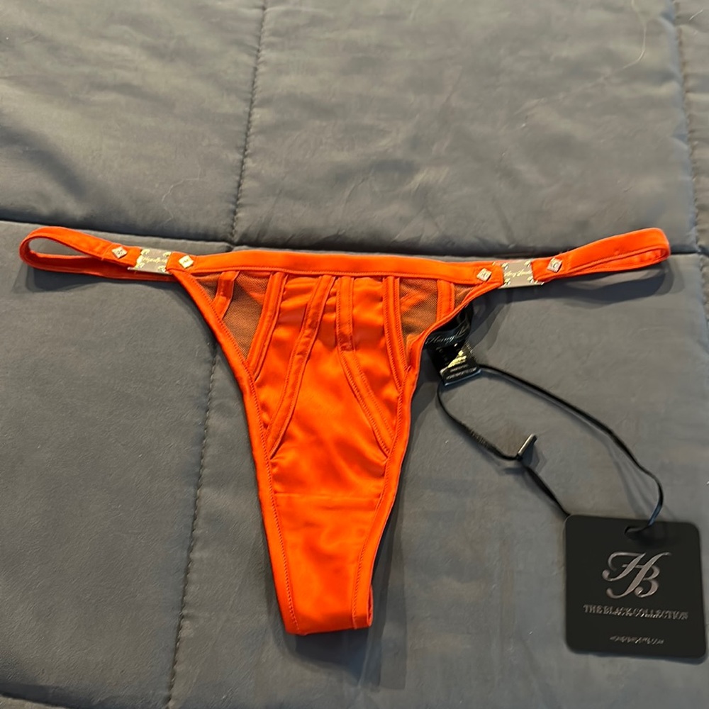 Honey Birdette Erica Thong Burnt Orange Small 111050